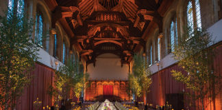 Eltham Palace wedding reception