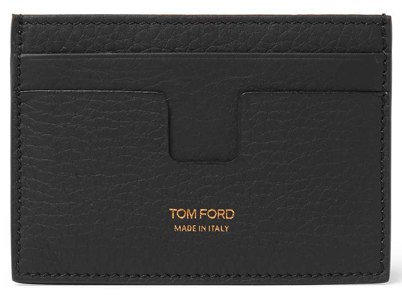 Tom ford black leather wallet